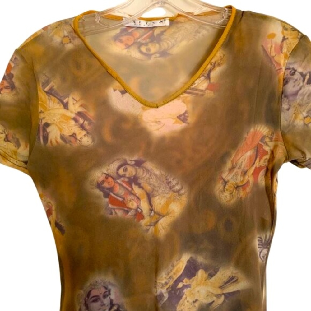 Anitsa Paris Hare Krishna Hippie Maxi Dress - Picture 3 of 6
